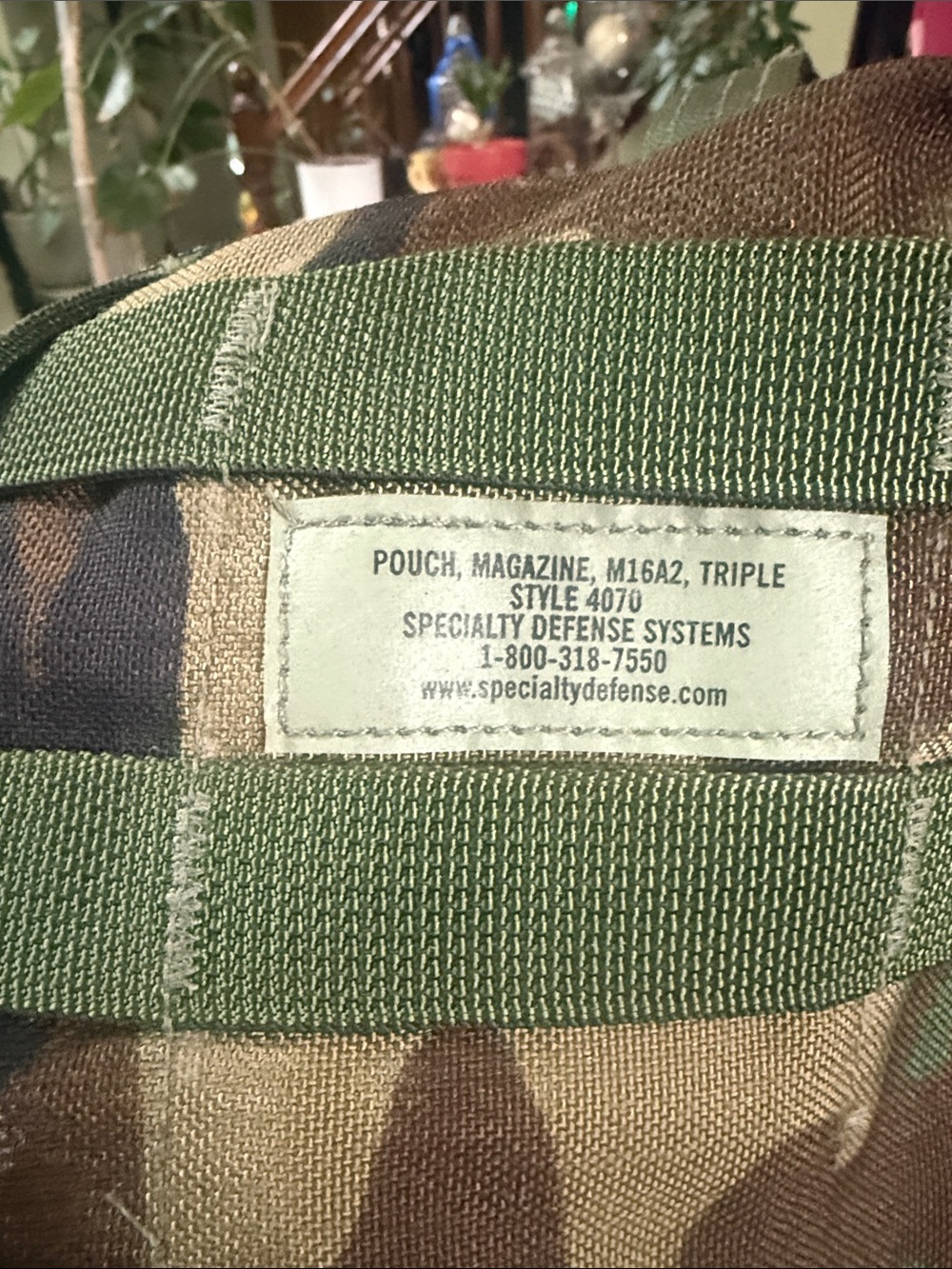 Tactical vest , classic M81 Woodland camouflage pattern. In excellent condition - Picture 6 of 13